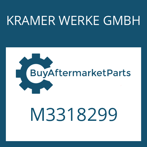 KRAMER WERKE GMBH M3318299 - LOCKING SCREW