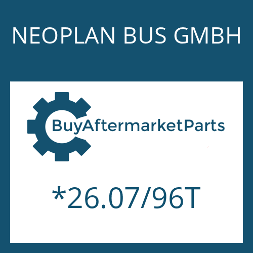 NEOPLAN BUS GMBH *26.07/96T - TAPER ROLLER BEARING