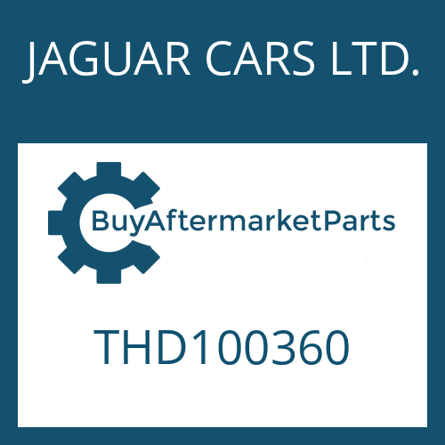 JAGUAR CARS LTD. THD100360 - CONTROL UNIT