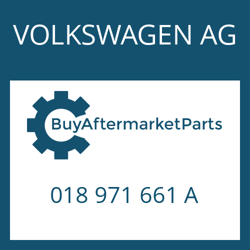 VOLKSWAGEN AG 018 971 661 A - WIRING HARNESS