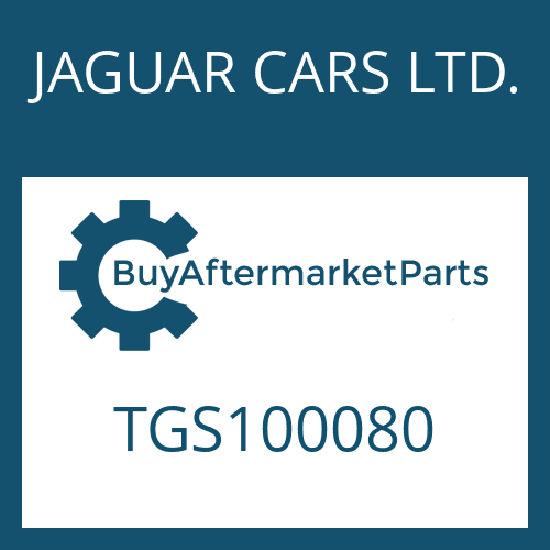 JAGUAR CARS LTD. TGS100080 - CONVERTER BELL