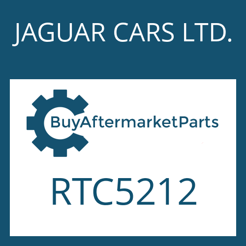 RTC5212 JAGUAR CARS LTD. GUIDE PIECE