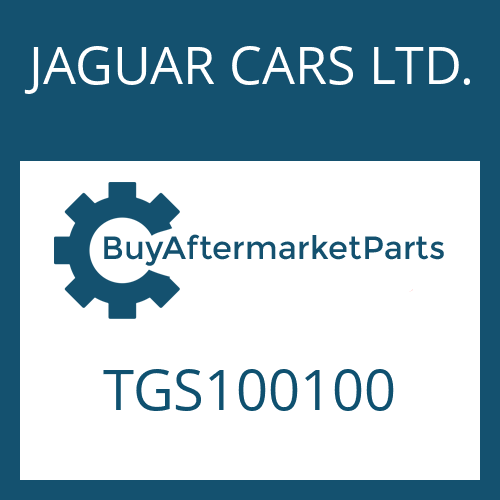 JAGUAR CARS LTD. TGS100100 - GEARB.EXTENSION