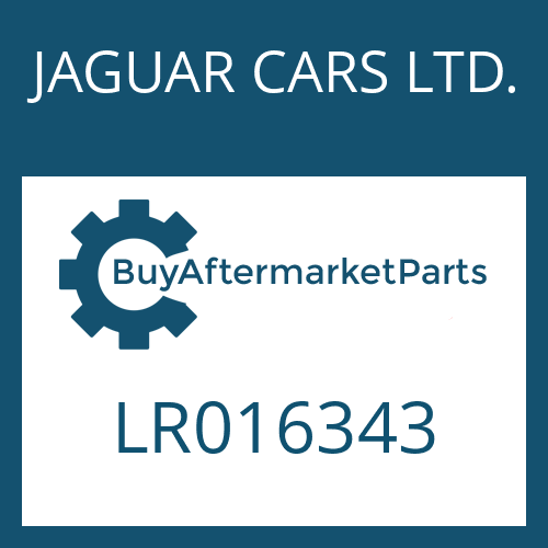 JAGUAR CARS LTD. LR016343 - MECHATRONIC