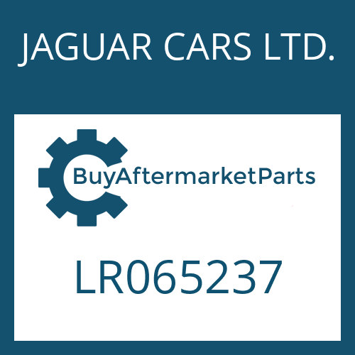 JAGUAR CARS LTD. LR065237 - SMALL COMPONENTS SET