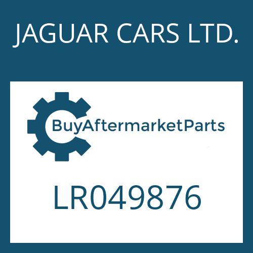 JAGUAR CARS LTD. LR049876 - SCREW PLUG