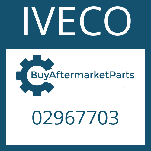 02967703 IVECO HELICAL GEAR