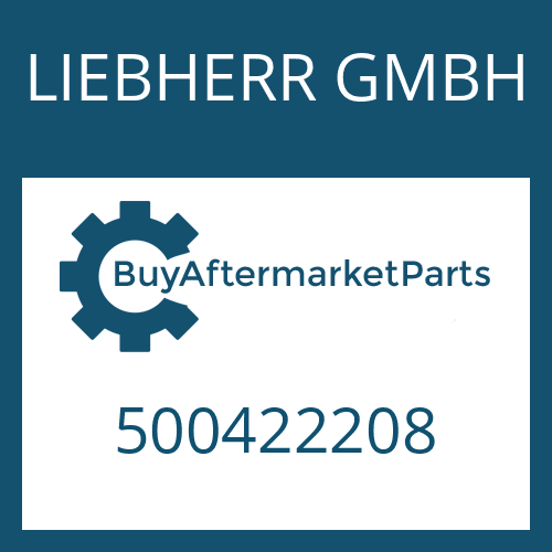LIEBHERR GMBH 500422208 - FIXING PLATE