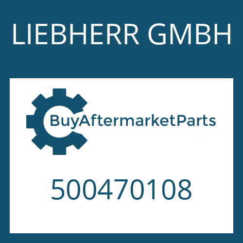 LIEBHERR GMBH 500470108 - PIN