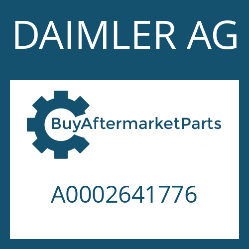 DAIMLER AG A0002641776 - SUPPORT SHIM
