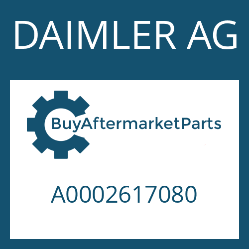 DAIMLER AG A0002617080 - GASKET
