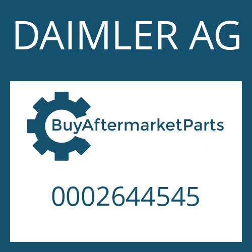 DAIMLER AG 0002644545 - OUTPUT FLANGE