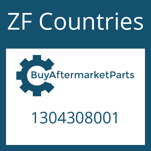 1304308001 ZF Countries SPEEDOMETER WORM