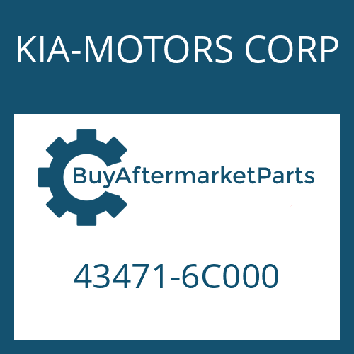 KIA-MOTORS CORP 43471-6C000 - SHIFT LEVER