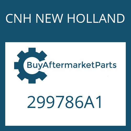 CNH NEW HOLLAND 299786A1 - GASKET