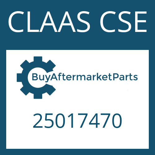 CLAAS CSE 25017470 - PRESSURE PART