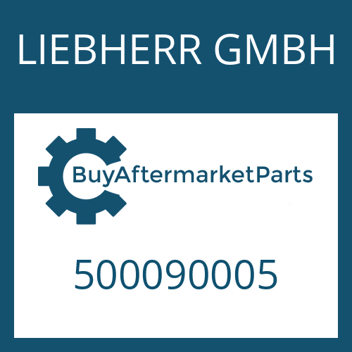 LIEBHERR GMBH 500090005 - P 3301
