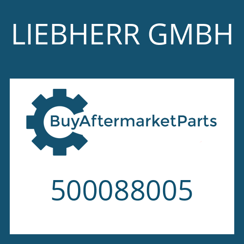 LIEBHERR GMBH 500088005 - PLM 9