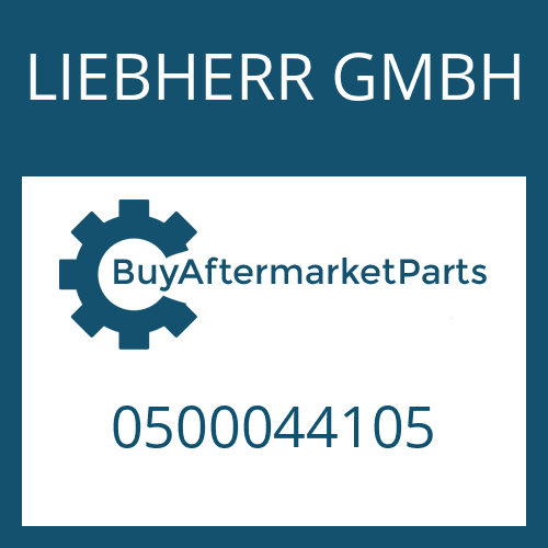 LIEBHERR GMBH 0500044105 - GASKET