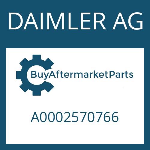 DAIMLER AG A0002570766 - TUBE LINE