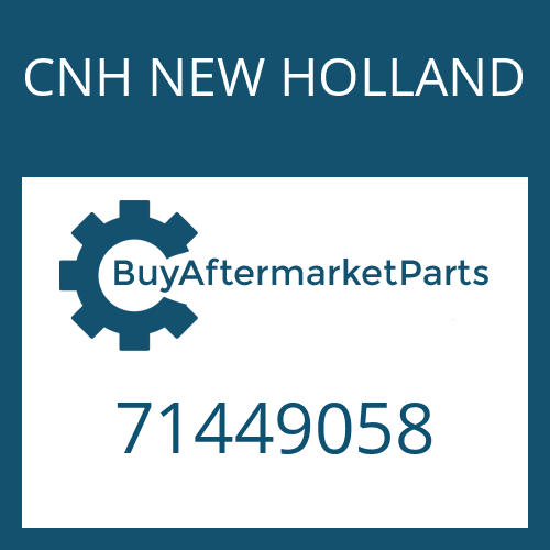 CNH NEW HOLLAND 71449058 - AXLE DR.HOUSING