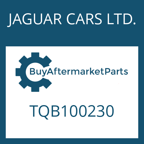 JAGUAR CARS LTD. TQB100230 - CONVERTER