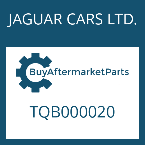 JAGUAR CARS LTD. TQB000020 - CONVERTER