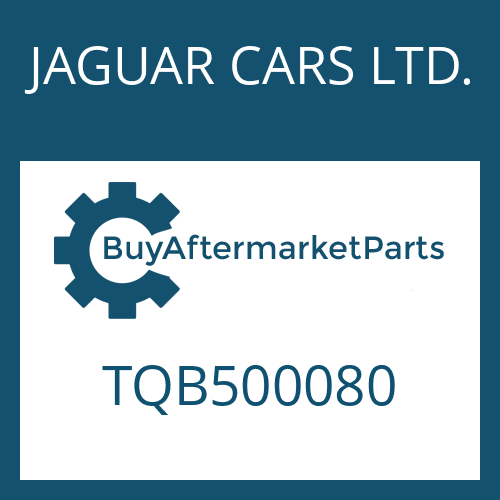 JAGUAR CARS LTD. TQB500080 - CONVERTER