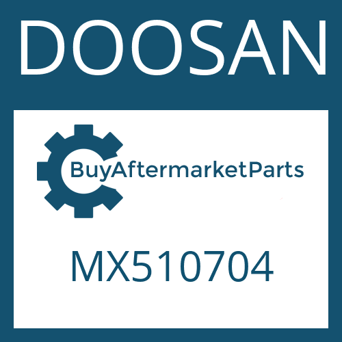 MX510704 DOOSAN AXLE INSERT
