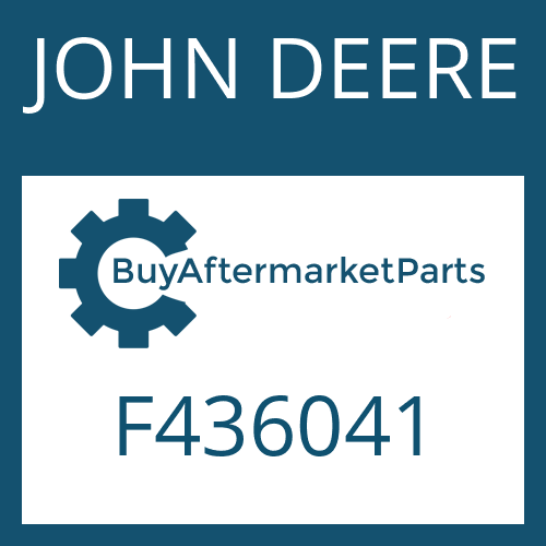 JOHN DEERE F436041 - INPUT FLANGE