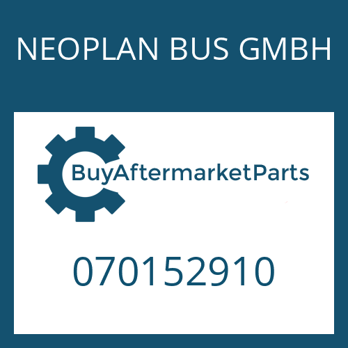 NEOPLAN BUS GMBH 070152910 - SLOTTED NUT