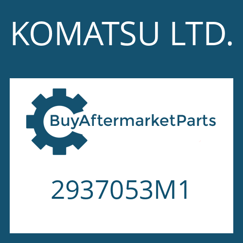 KOMATSU LTD. 2937053M1 - LOCK PLATE