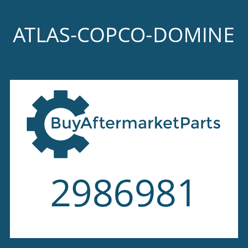 ATLAS-COPCO-DOMINE 2986981 - SUPPORT PLATE