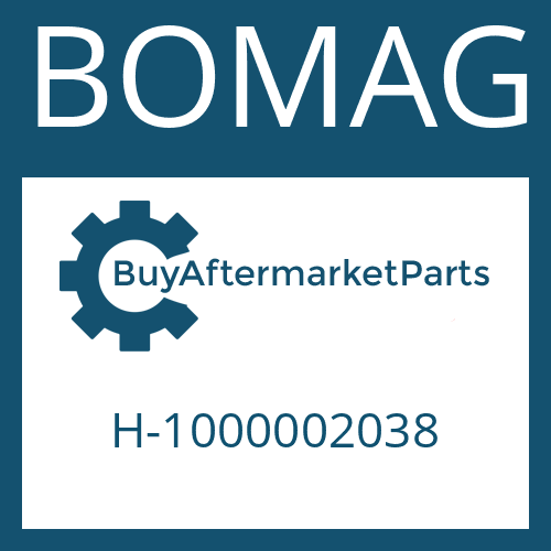 BOMAG H-1000002038 - TAB WASHER
