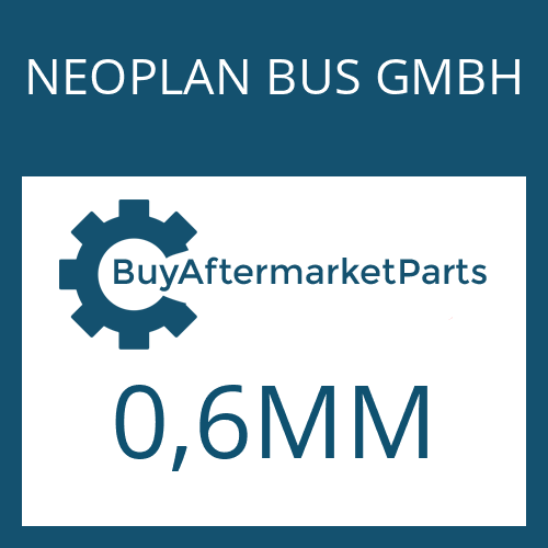 NEOPLAN BUS GMBH 0,6MM - SHIM