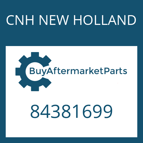 CNH NEW HOLLAND 84381699 - AXLE CASING