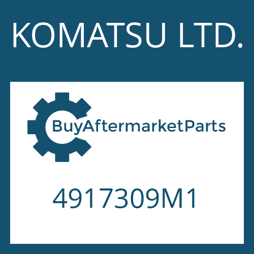 KOMATSU LTD. 4917309M1 - STUB SHAFT