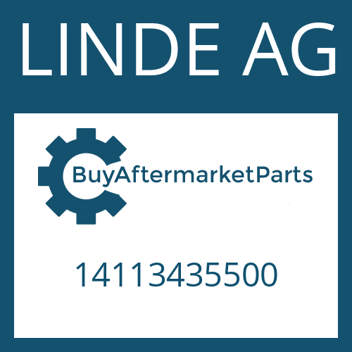 LINDE AG 14113435500 - SCREW PLUG