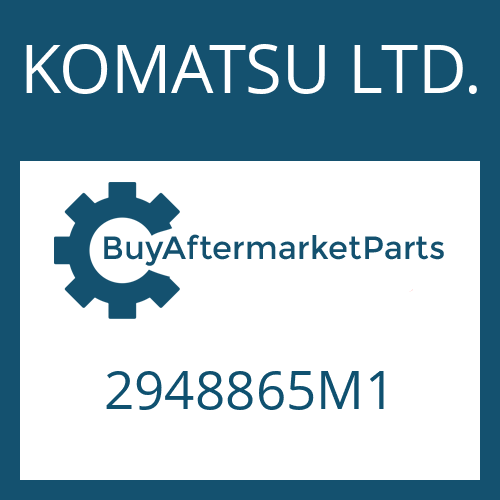 KOMATSU LTD. 2948865M1 - PLANETARY AXLE