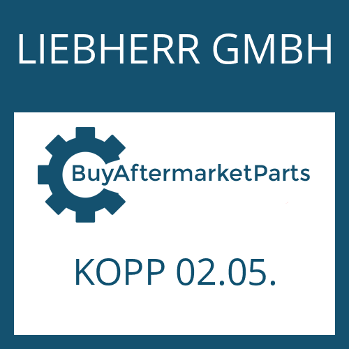 LIEBHERR GMBH KOPP 02.05. - FIXING PLATE