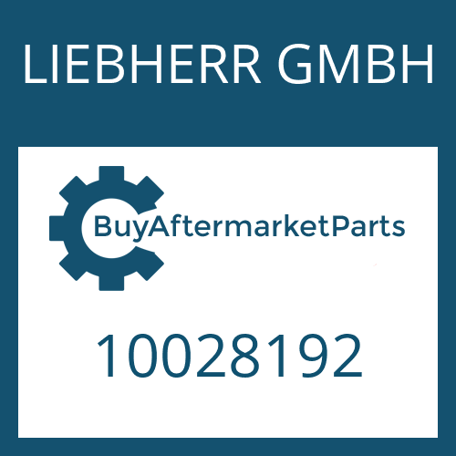 LIEBHERR GMBH 10028192 - SHIFT SYSTEM