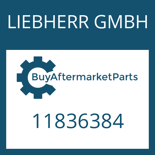 LIEBHERR GMBH 11836384 - INTERMEDIATE SHEET