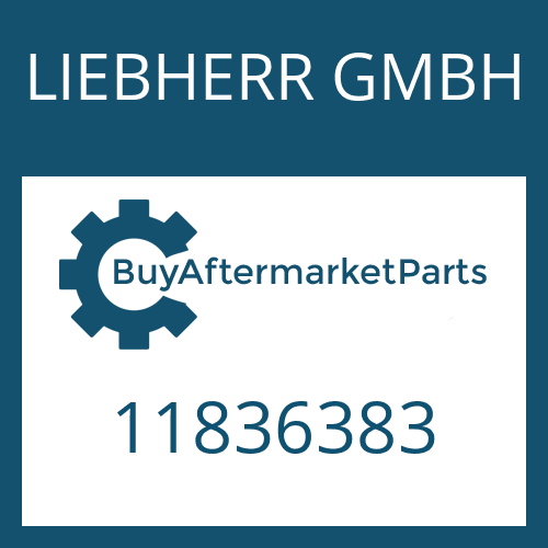 LIEBHERR GMBH 11836383 - INTERM.SHEET