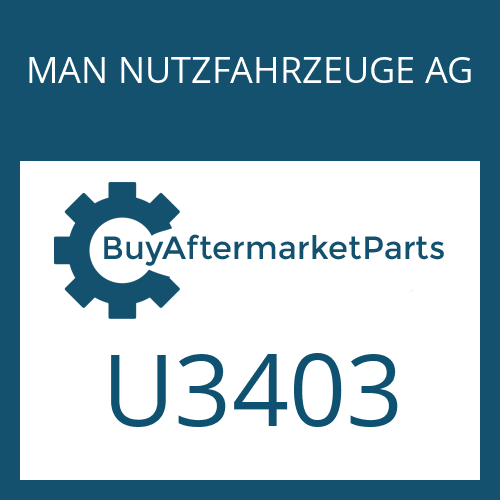 MAN NUTZFAHRZEUGE AG U3403 - SHEET