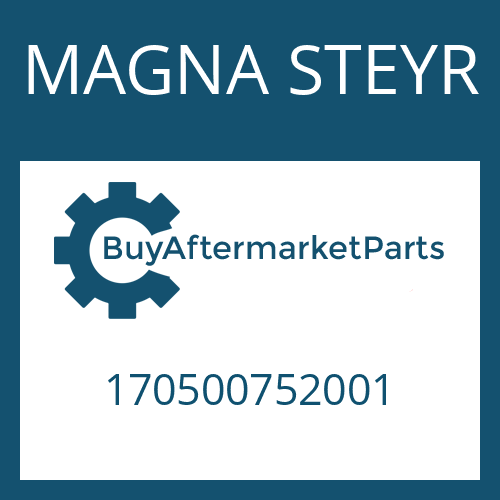 170500752001 MAGNA STEYR COVER PLATE