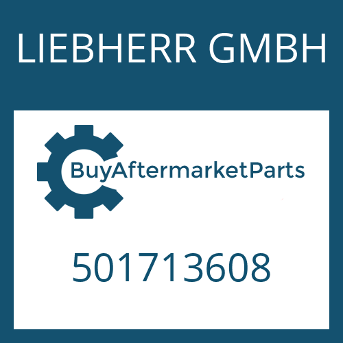LIEBHERR GMBH 501713608 - INPUT SHAFT