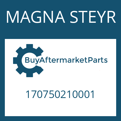 MAGNA STEYR 170750210001 - HOUSING FRONT SECTION