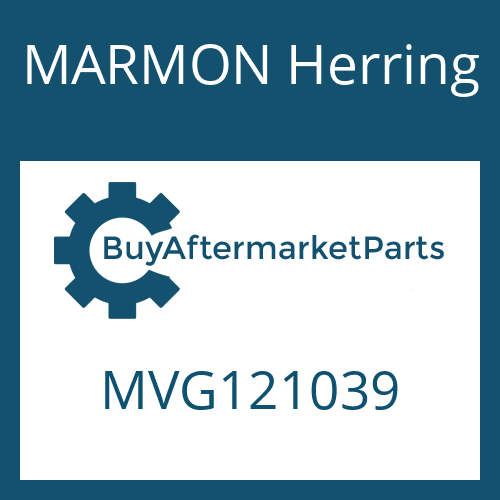 MARMON Herring MVG121039 - COVER