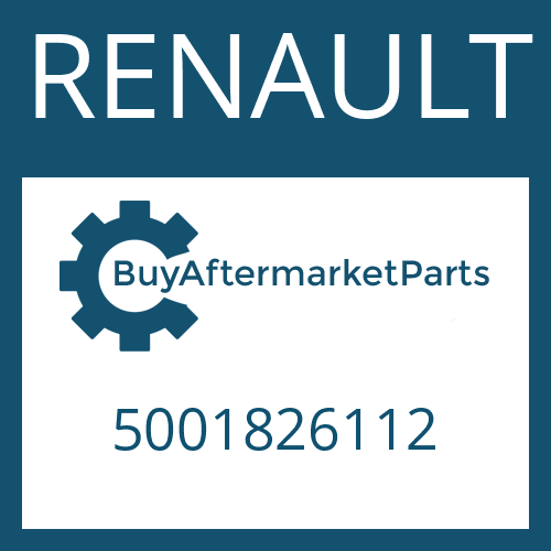 RENAULT 5001826112 - COVER PLATE