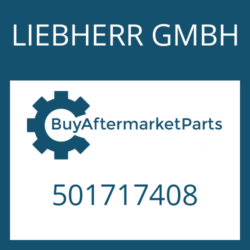 LIEBHERR GMBH 501717408 - SHEET